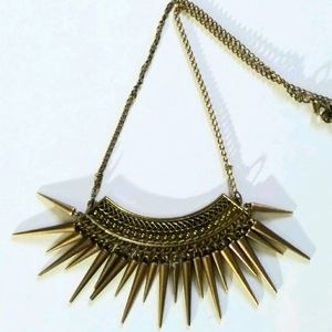 New gorgeous spiked chain. Fashion jewelry.